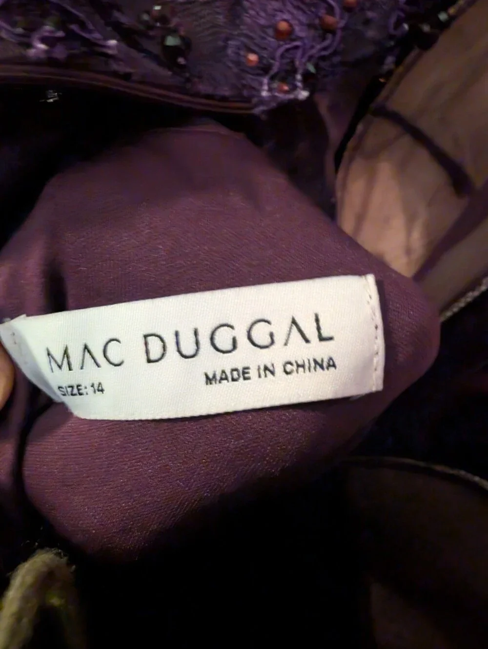 Mac Duggal 20264 sz 14 - Picture 7 of 7